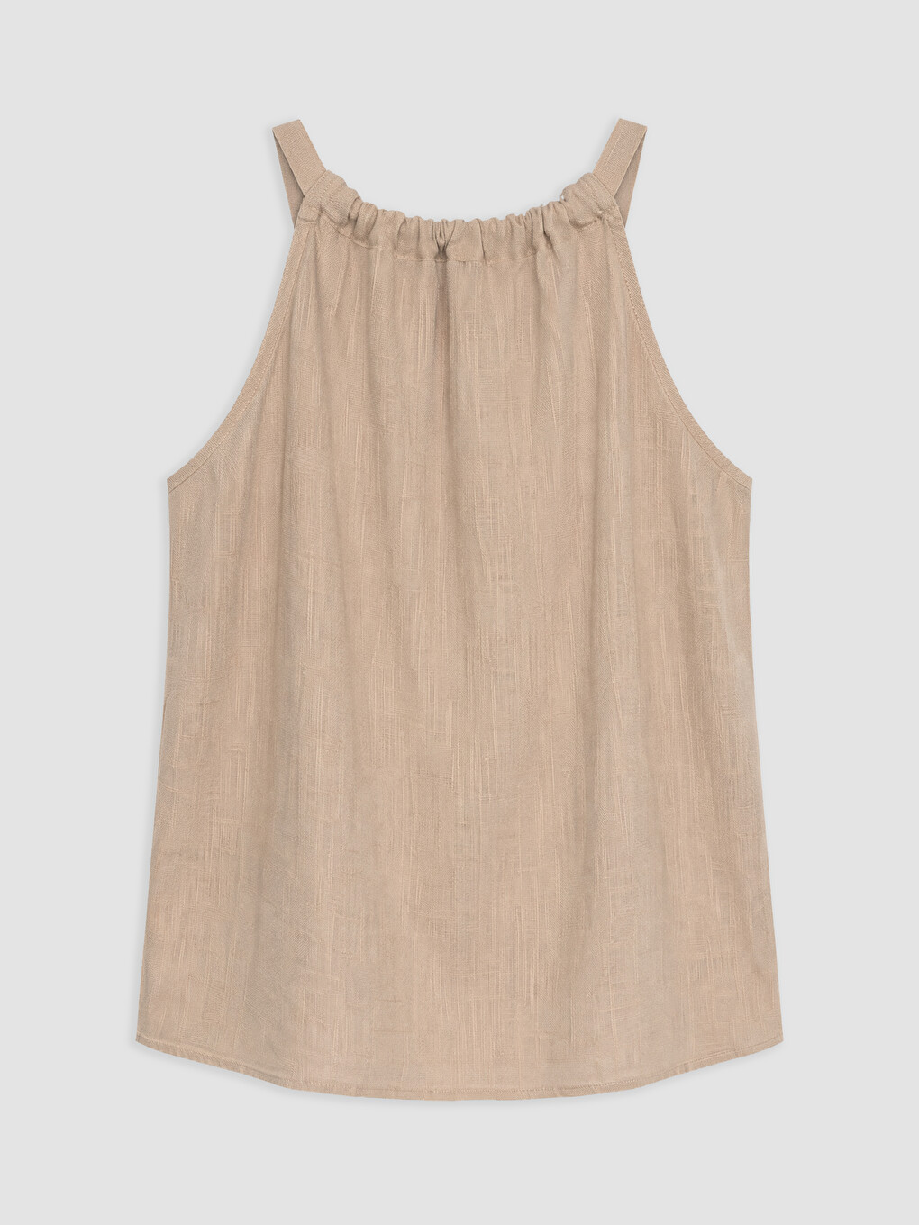 Halter Neck Tie-Detail Blouse-1
