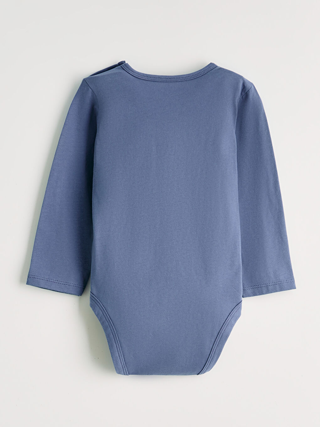 Mavi Bisiklet Yaka Erkek Bebek Çıtçıtlı Body 2'li-7