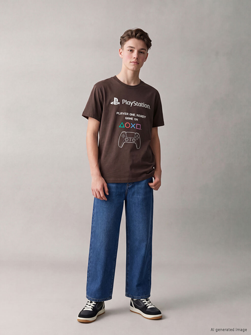 PlayStation Printed Boys' T-Shirt-1