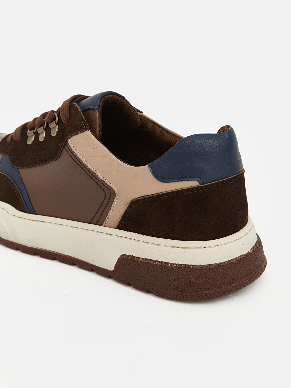 Kahverengi Bağcıklı Erkek Spor Ayakkabı-4