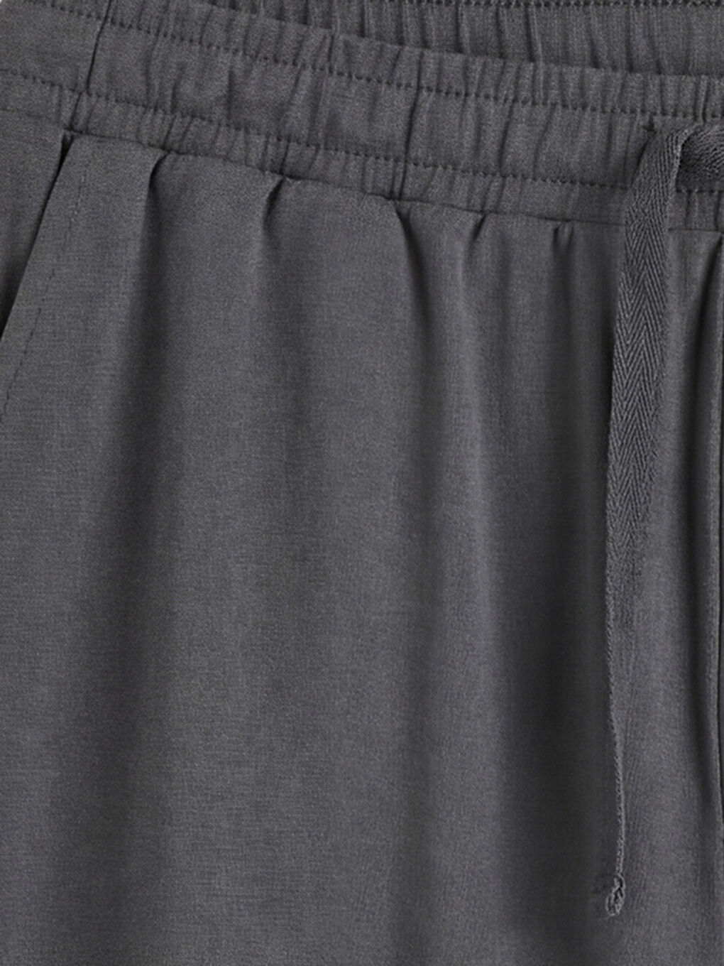 Gri Regular Fit Erkek Pijama Alt Şort-6