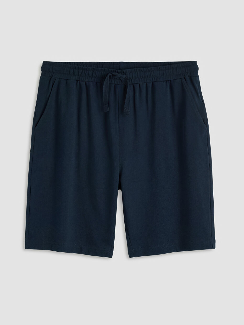 Lacivert Standart Kalıp Erkek Pijama Alt Şort