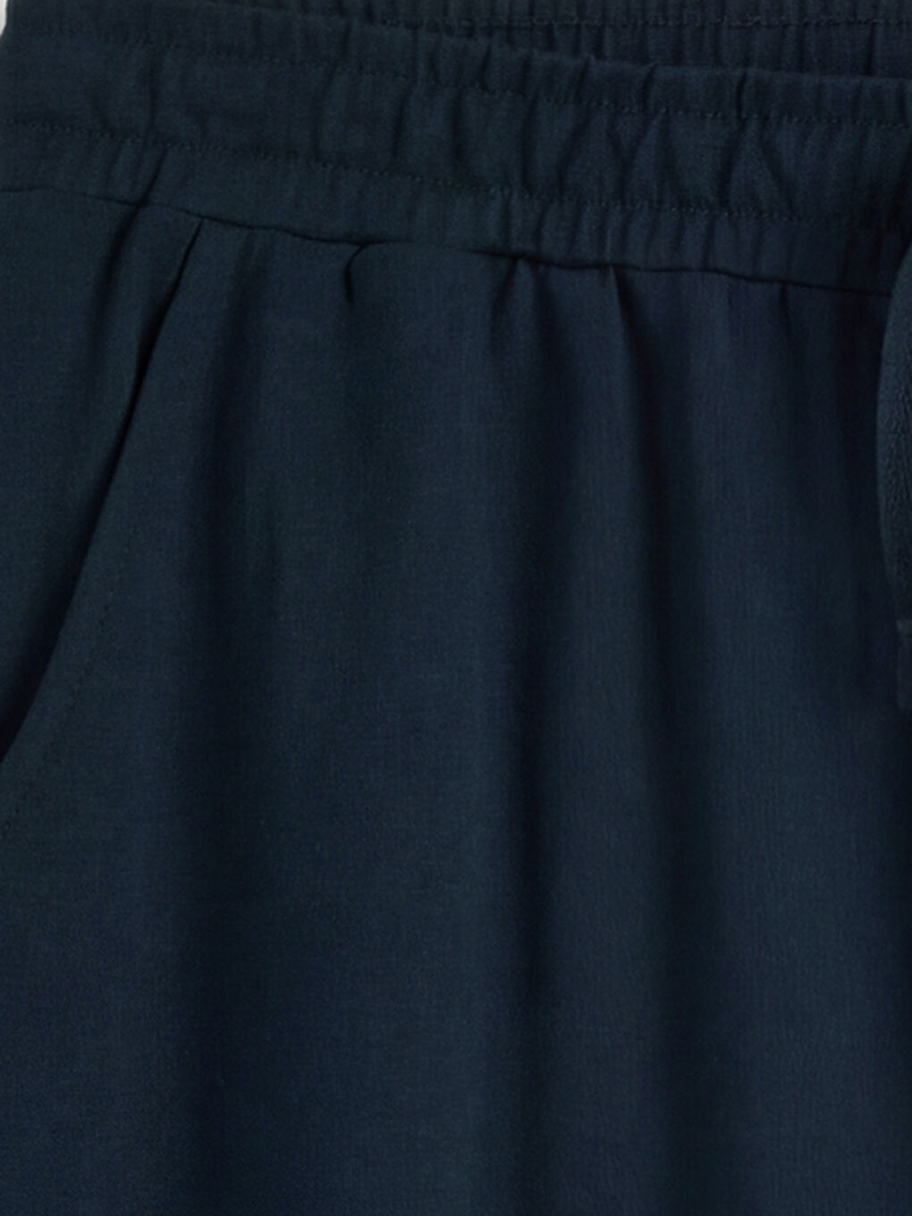 Lacivert Standart Kalıp Erkek Pijama Alt Şort-2