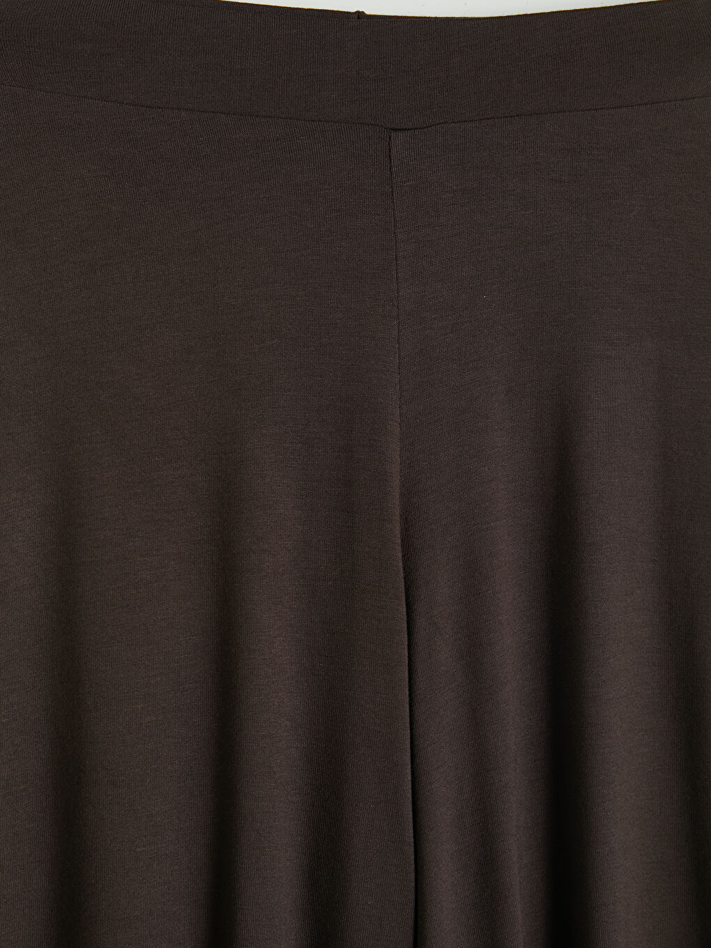 Kahverengi Beli Lastikli Kadın Kapri-2