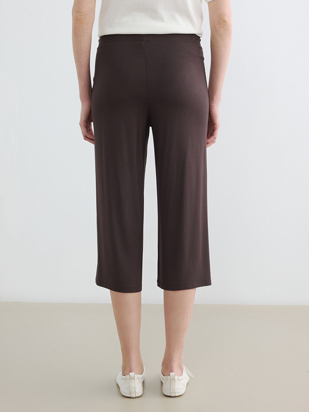 Elastic Waist Women's Capri-3