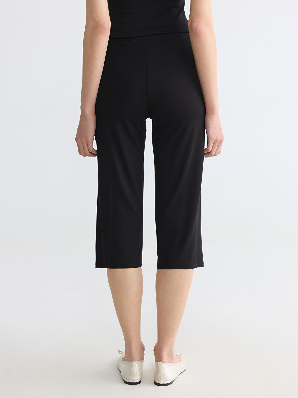 Elastic Waist Women's Capri-3
