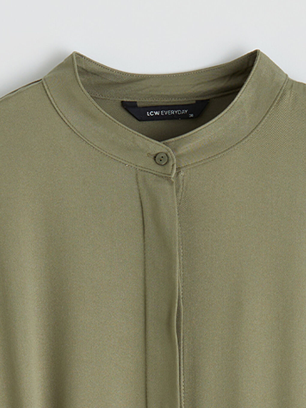 Hakim Yaka Kuşaklı A Kesim Belmando Elbise	-2