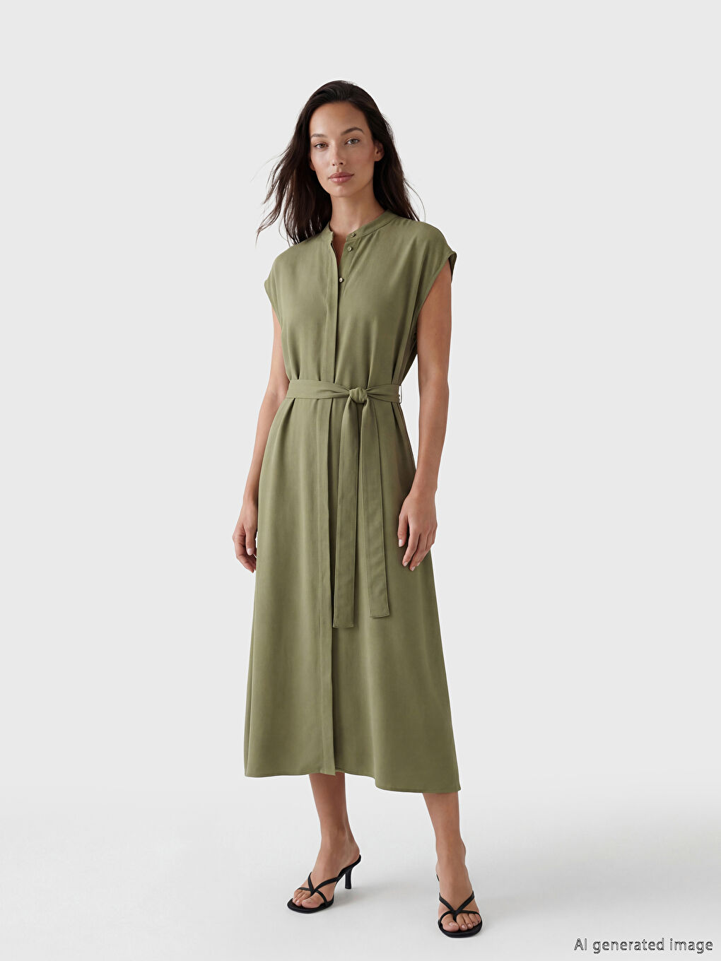 Γυναίκα ΧΑΚΙ Φόρεμα-1