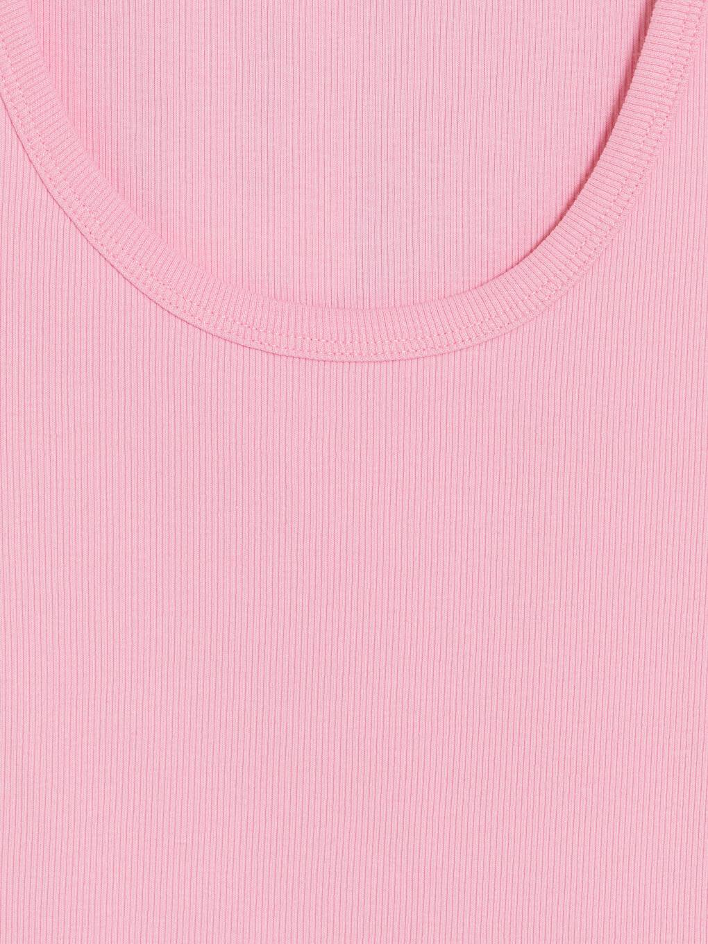 U Neck Women's Ribbed Tank Top-1