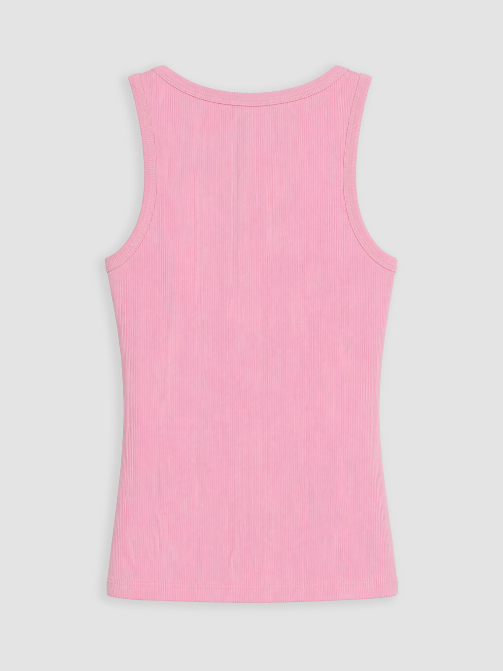 U Neck Women's Ribbed Tank Top-2