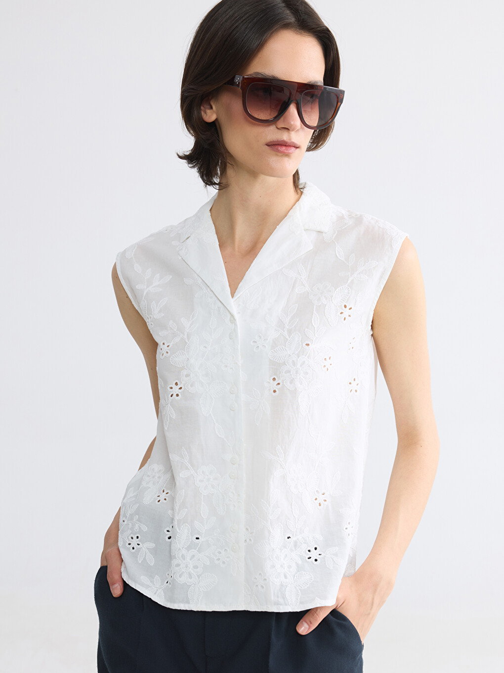 Broderie Women's Shirt
