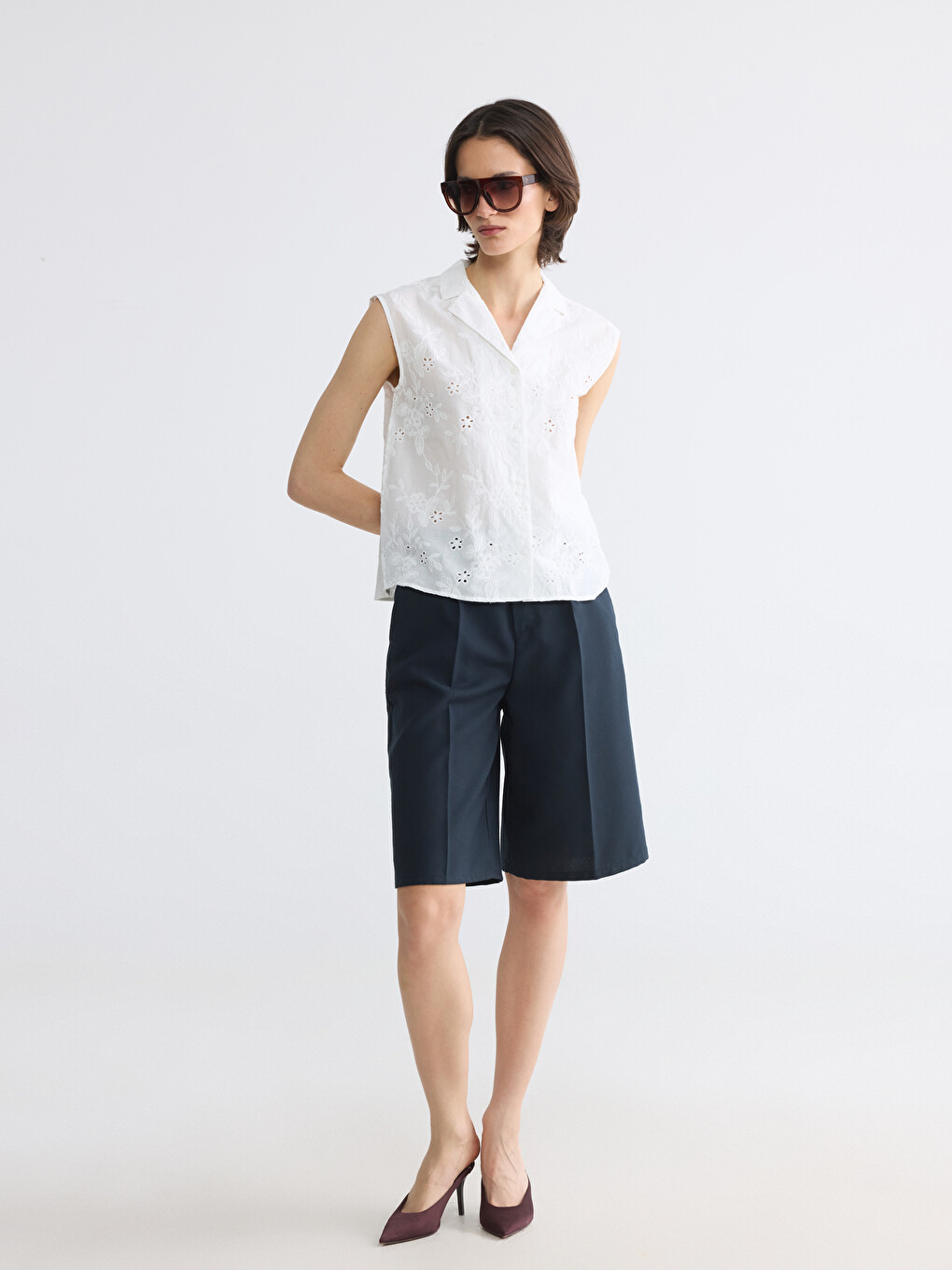 Broderie Women's Shirt-1