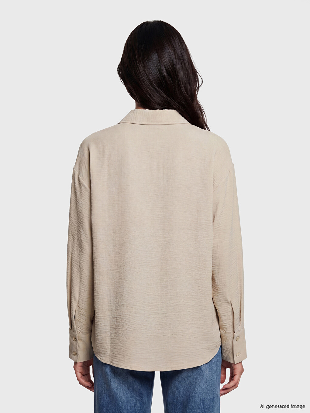 Woman Beige Shirt-3