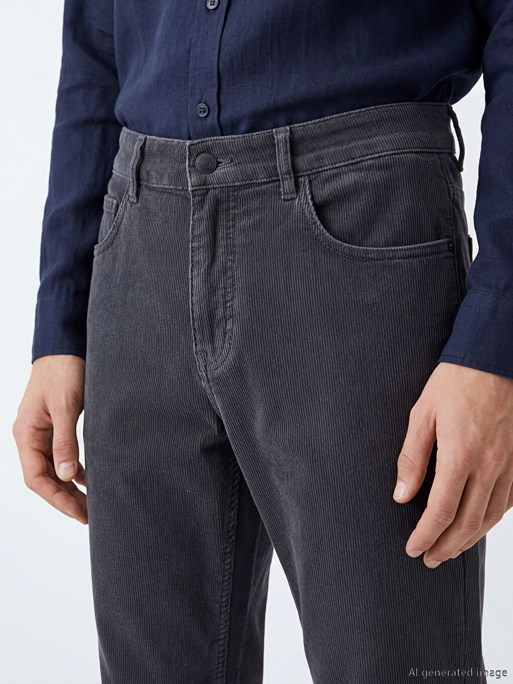 Gri 779 Regular Fit Erkek Jean Pantolon-2