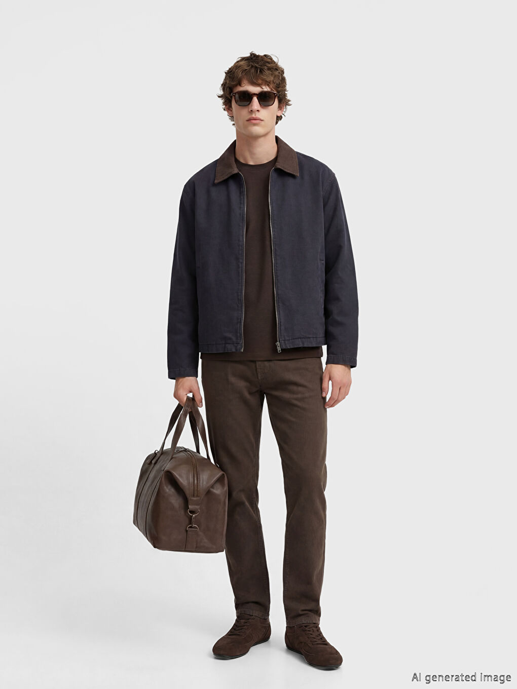 Kahverengi 779 Regular Fit Erkek Jean Pantolon