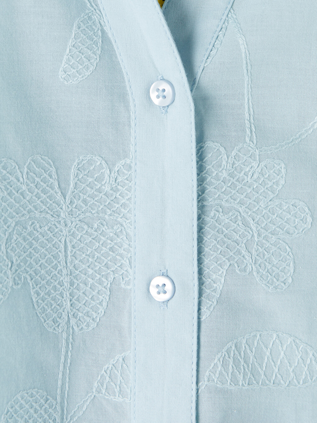Embroidered Poplin Women's Shirt-7