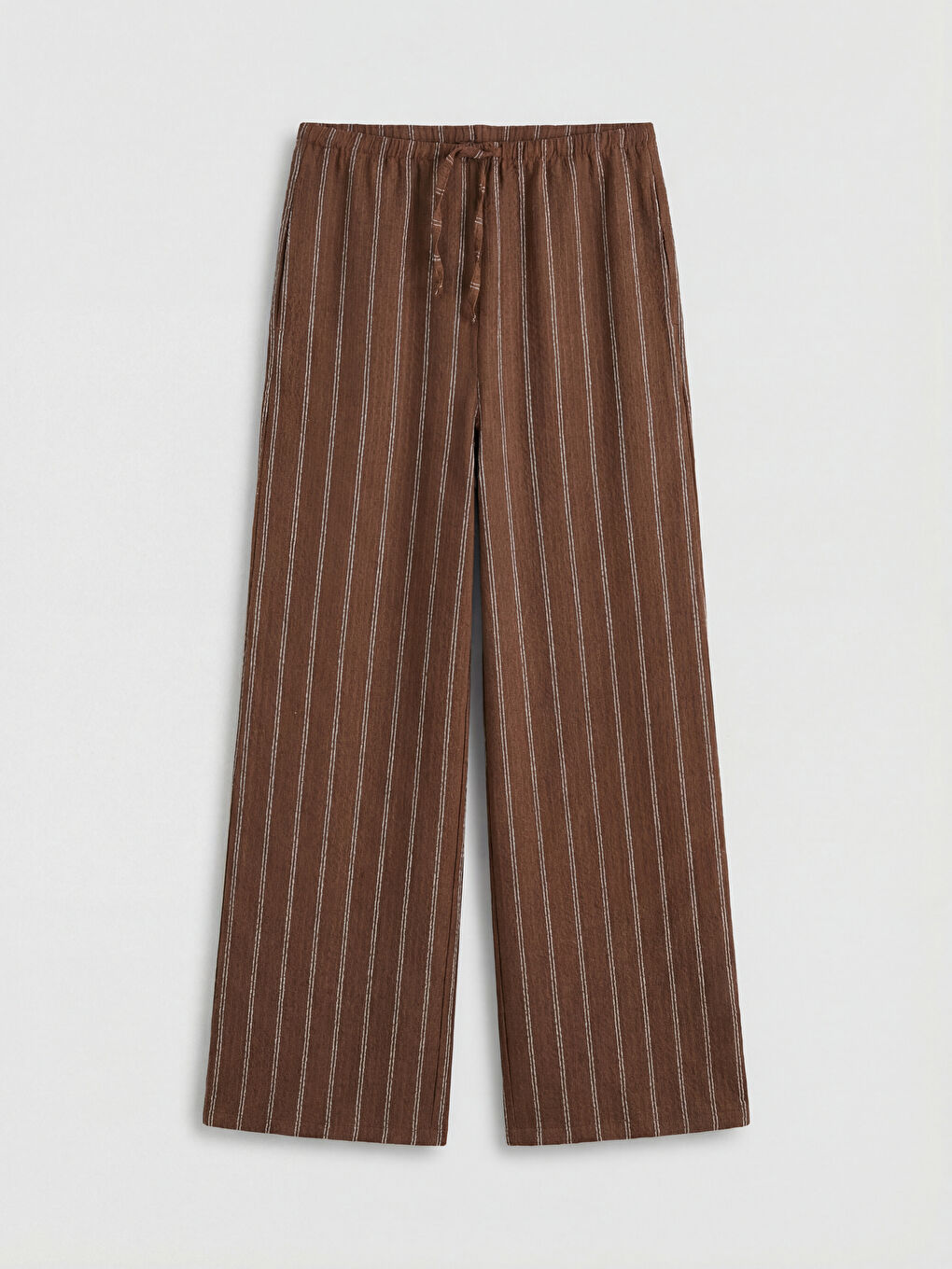 Elastic Waist Striped Women's Sweatpants-3