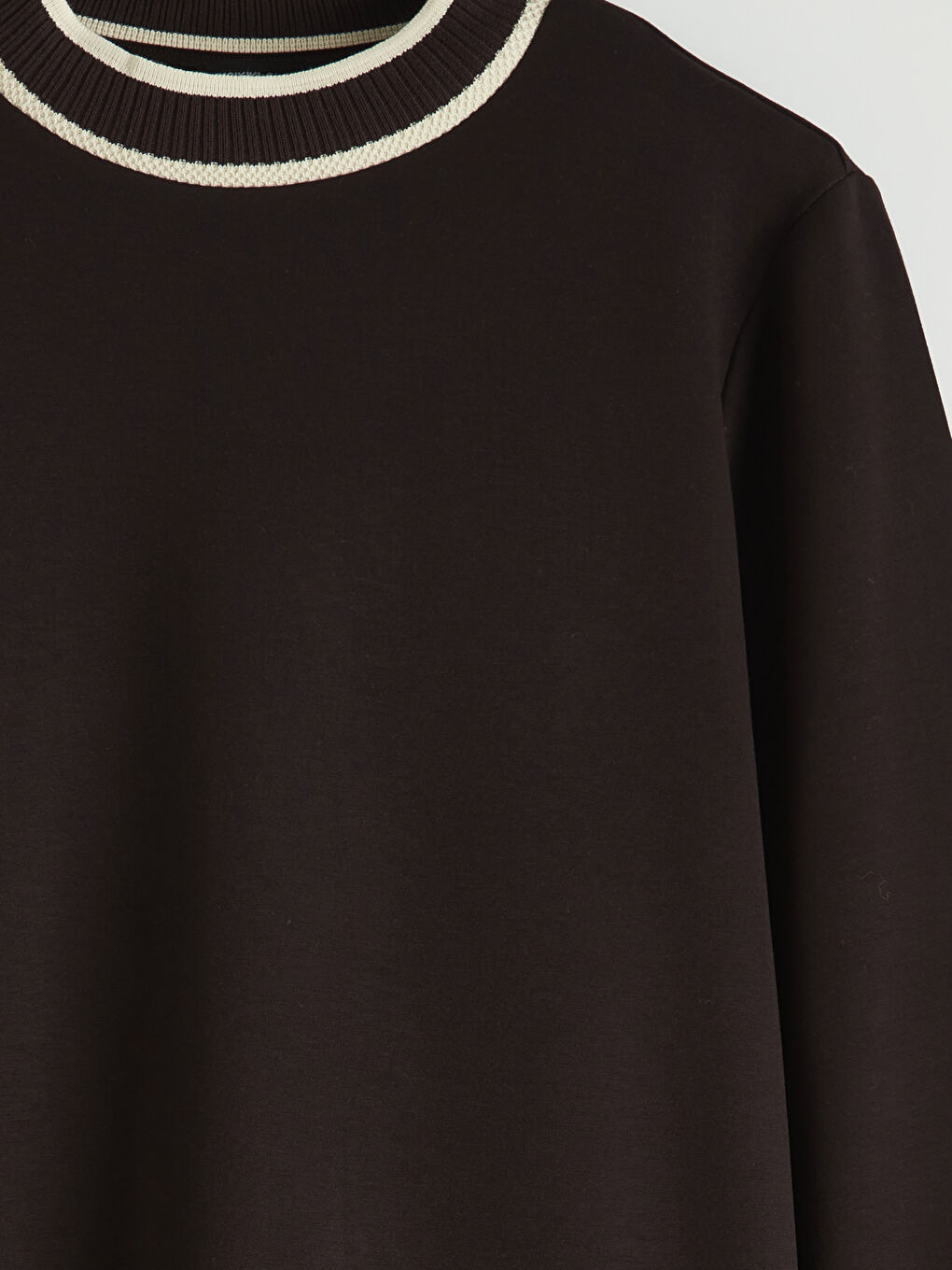 Mürdüm Dik Yaka Soft Touch Kadın Sweatshirt Tunik-1