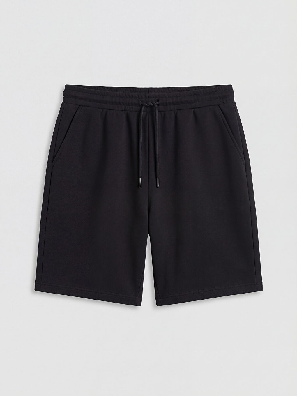 Siyah Beli Lastikli Kadın Şort