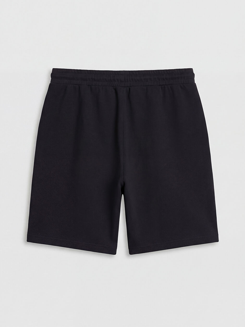 Siyah Beli Lastikli Kadın Şort-1