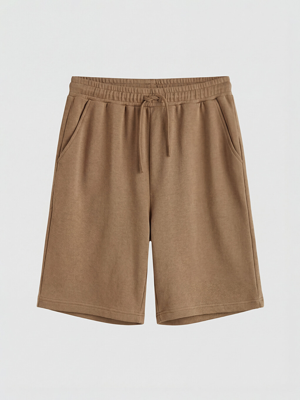Pantaloni scurți cu talie elastică pentru femei-4