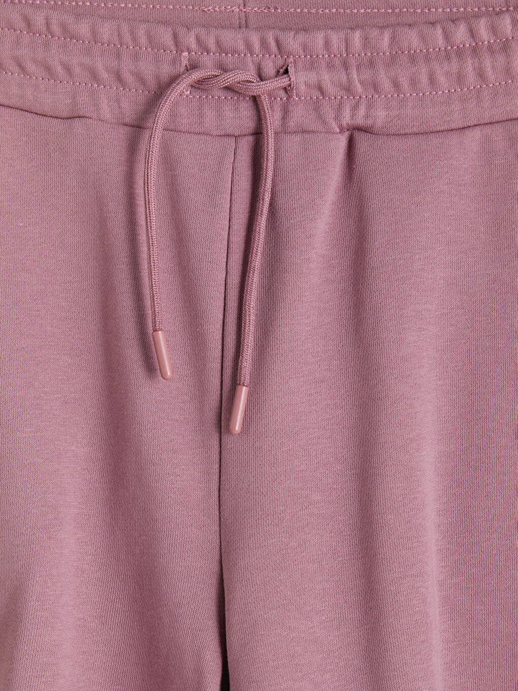 Pembe Beli Lastikli Kadın Şort-2