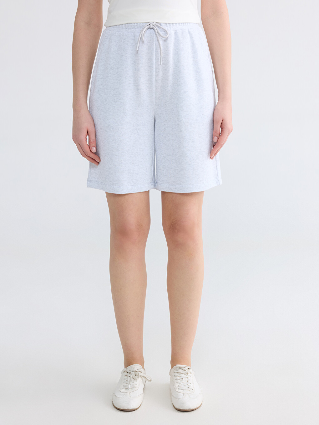 Elastic Waist Women's Shorts-1