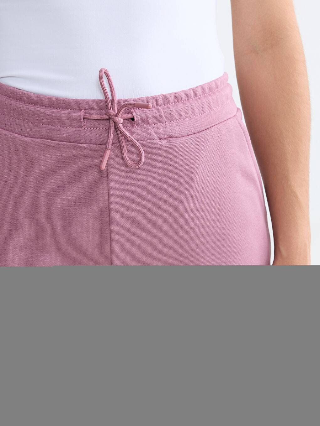 Elastic Waist Women's Shorts-2