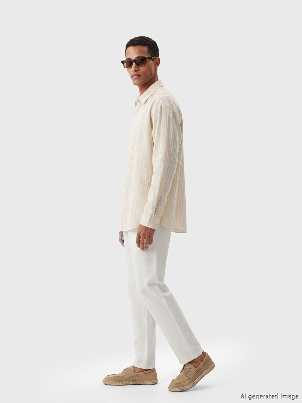 Standard Fit Men's Pleated Trousers