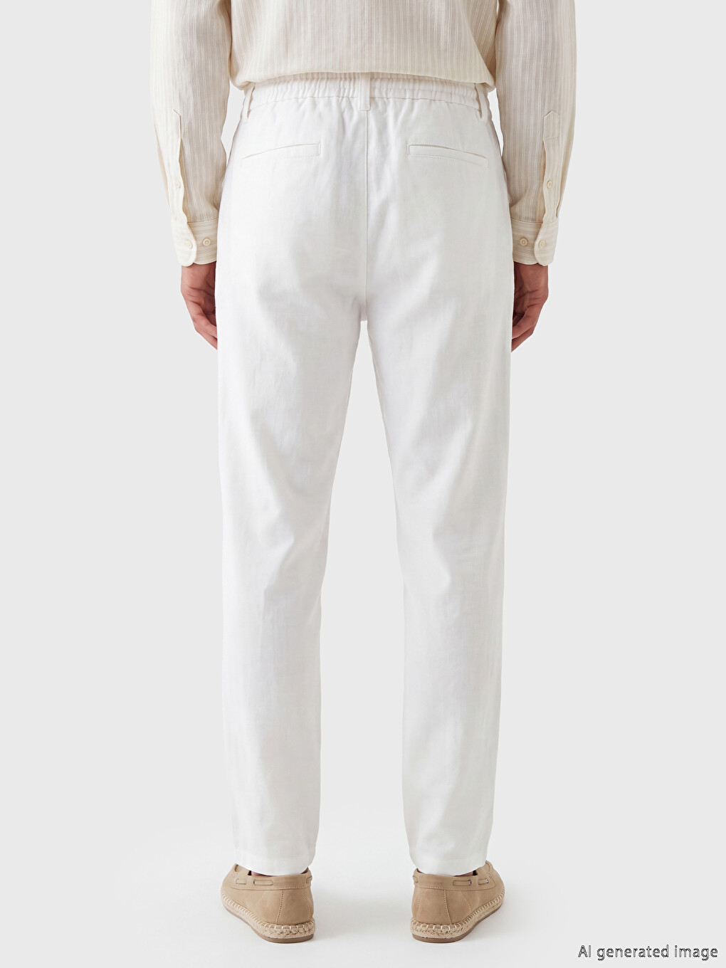 Standard Fit Men's Pleated Trousers-3