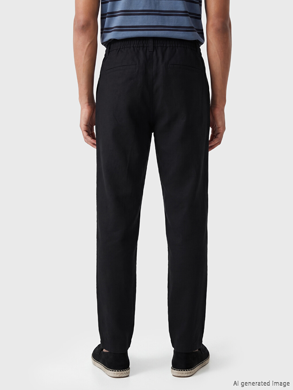 Standard Fit Men's Pleated Trousers-3