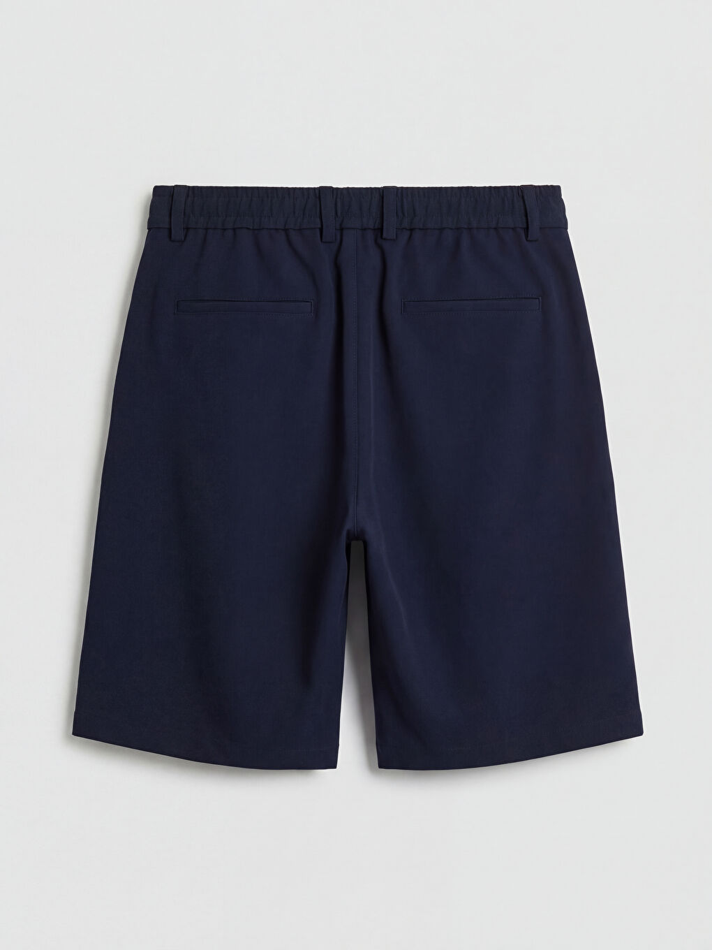 Lacivert Standart Kalıp Erkek Şort-5