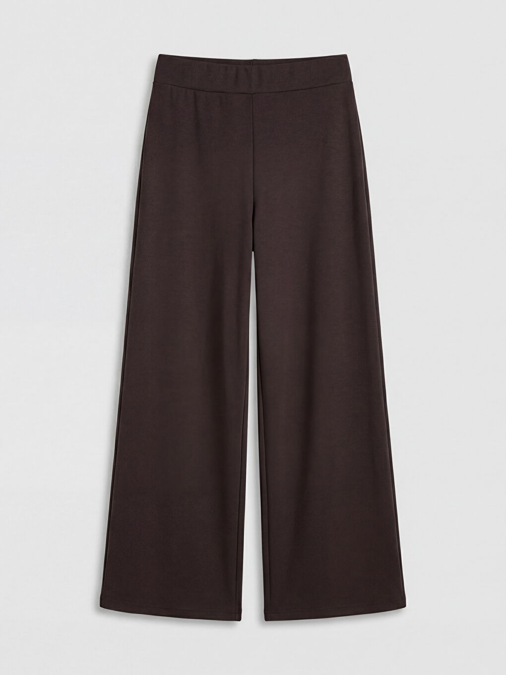 Kahverengi Beli Lastikli Soft Touch Kadın Eşofman Altı