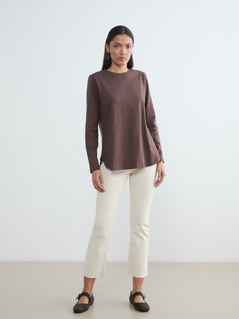 Crew Neck Women's T-Shirt-1