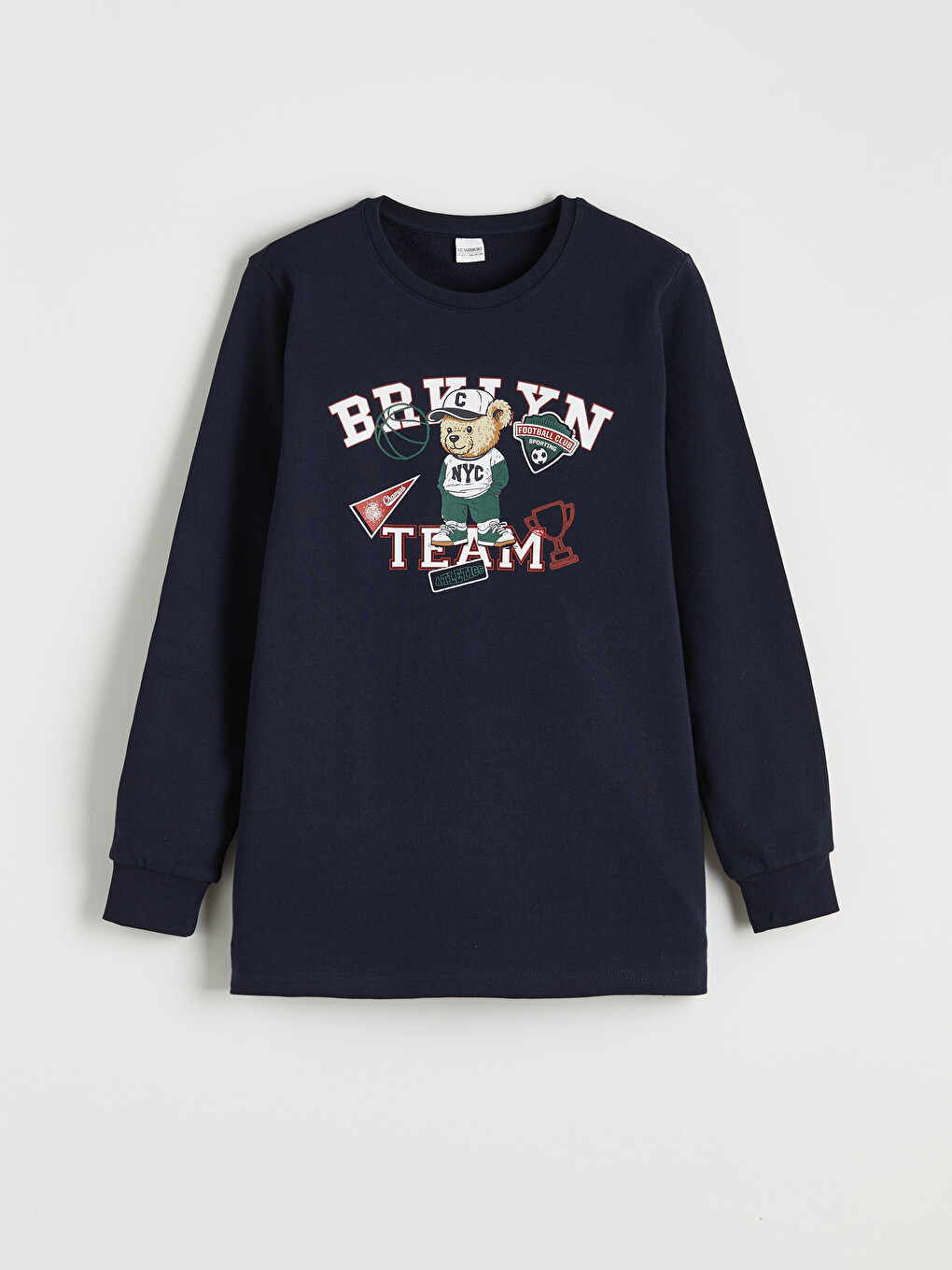 Lacivert Baskılı Erkek Çocuk Pijama Üst
