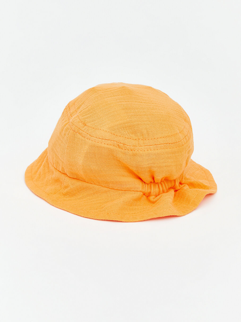 Turuncu Yüz Figürlü Kız Bebek Bucket Şapka-1