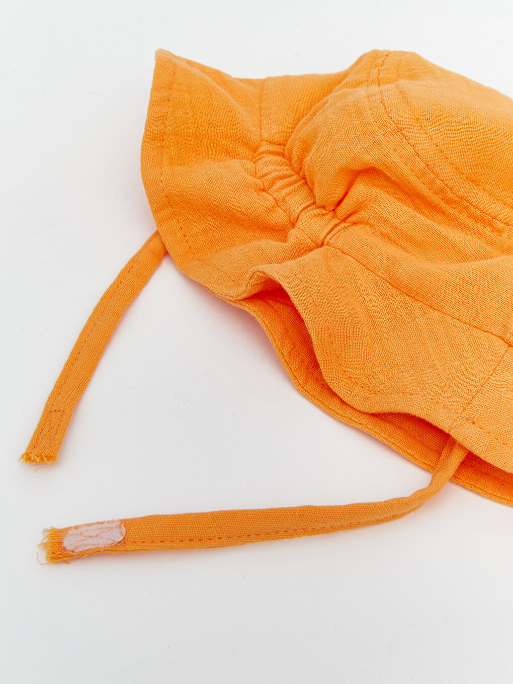 Turuncu Yüz Figürlü Kız Bebek Bucket Şapka-2