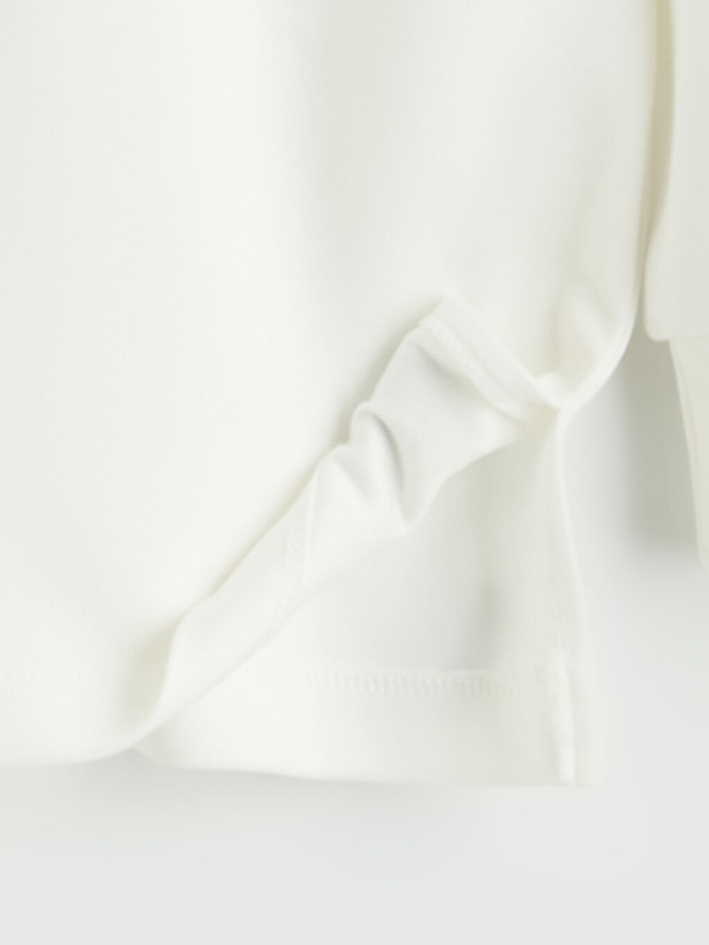 Ekru Baskılı Soft Touch Oversize Kadın Tunik-6