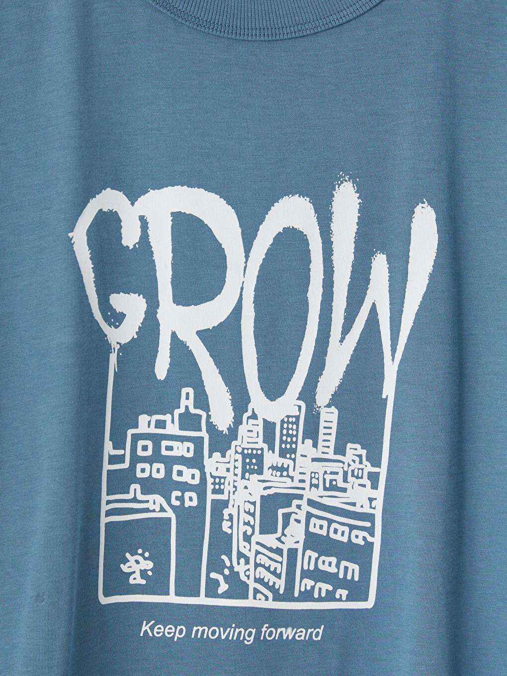 T-shirt à col rond imprimé pour garçon-1