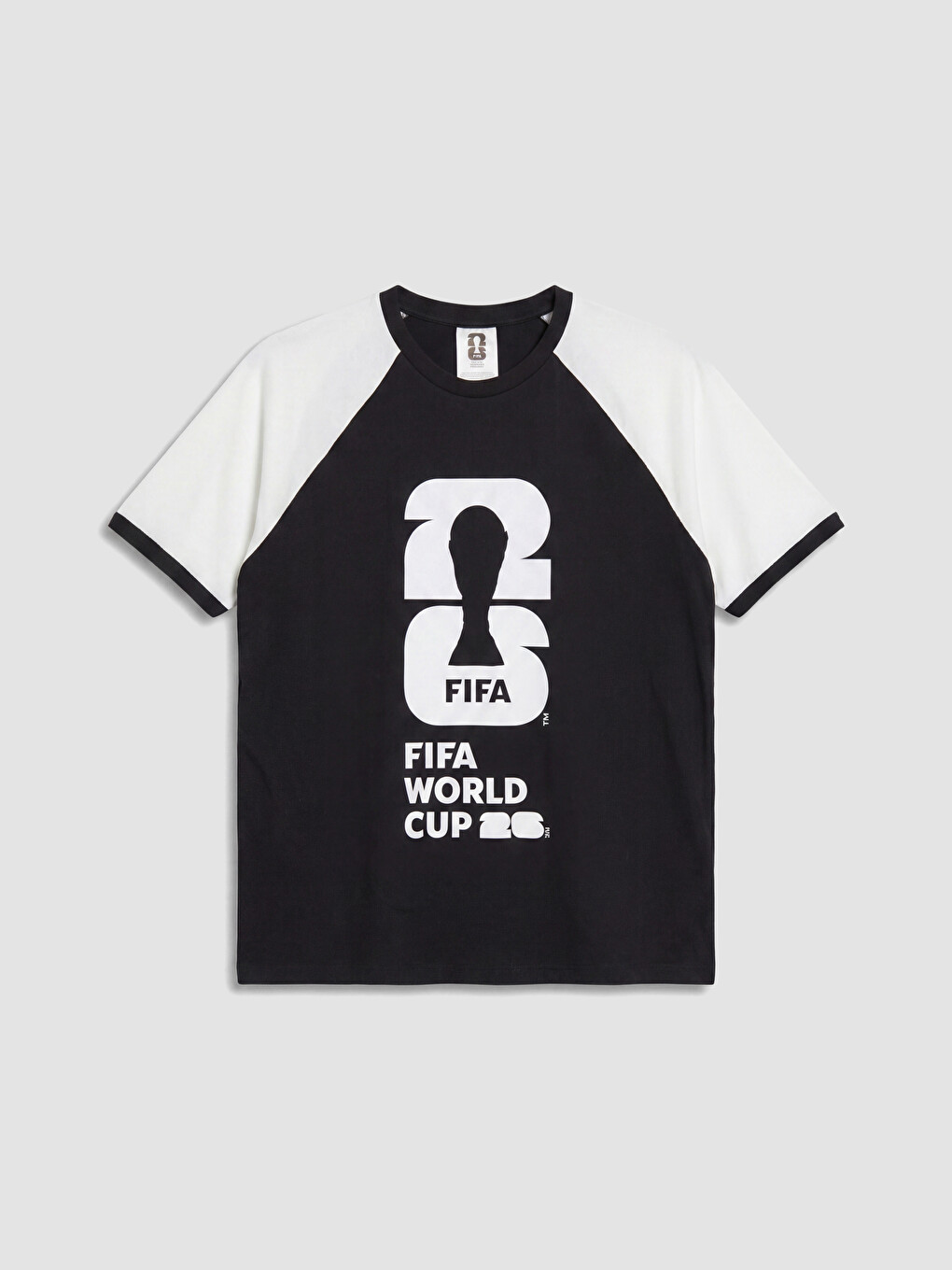 Siyah FIFA 2026 Dünya Kupası Baskılı Erkek Tişört-6