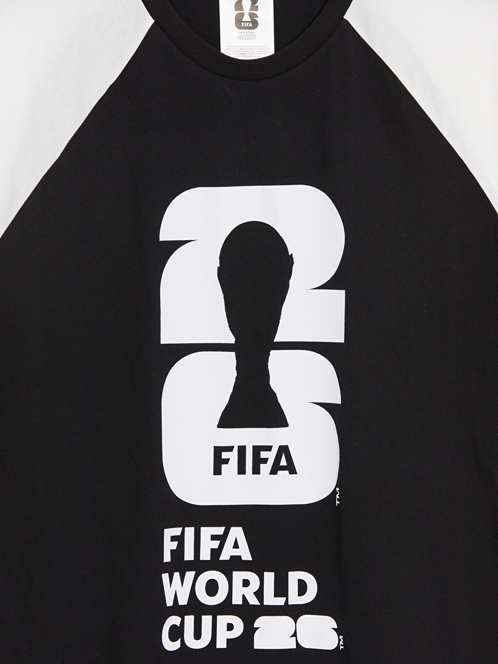 Siyah FIFA 2026 Dünya Kupası Baskılı Erkek Tişört-7