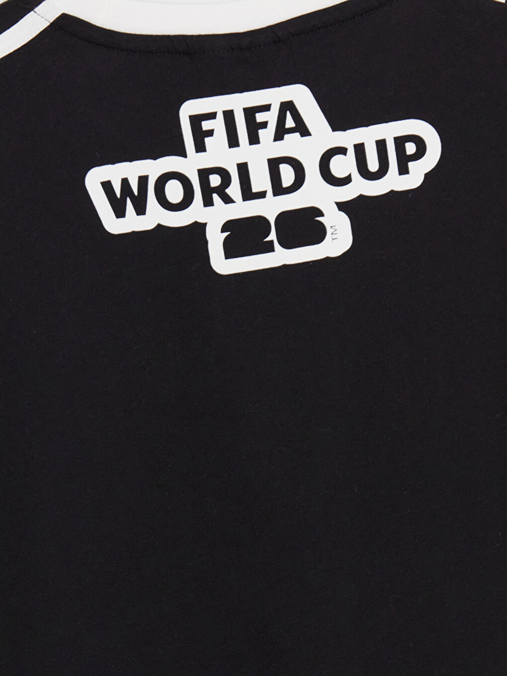 Siyah FIFA 2026 Dünya Kupası Baskılı Erkek Tişört-5