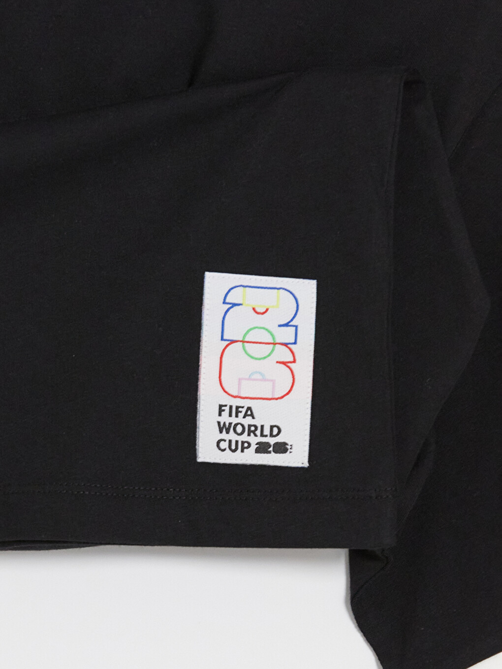Siyah FIFA 2026 Dünya Kupası Baskılı Erkek Tişört-6