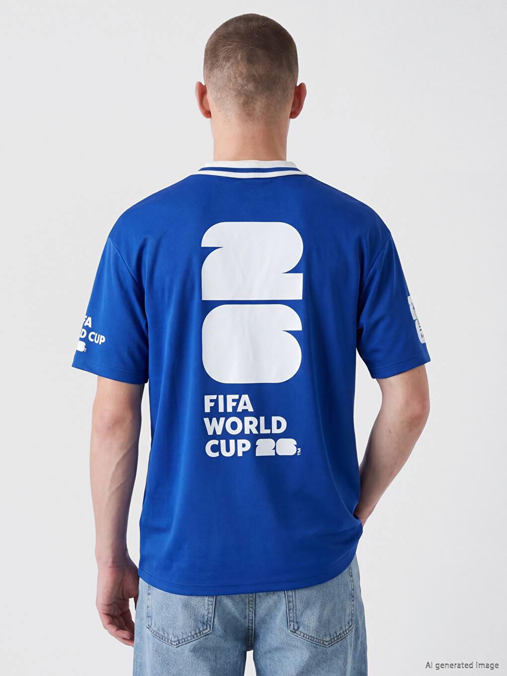 Polo Collar Fifa 2026 World Cup Printed Men's T-shirt-3