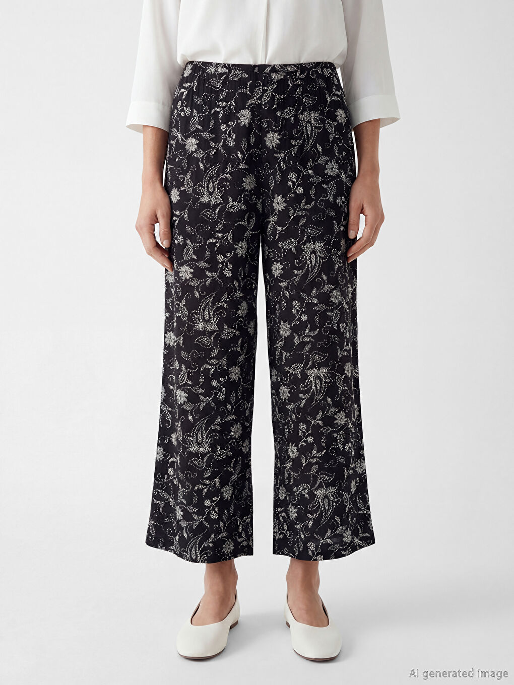 Žena CRNA Kapri hlače -1