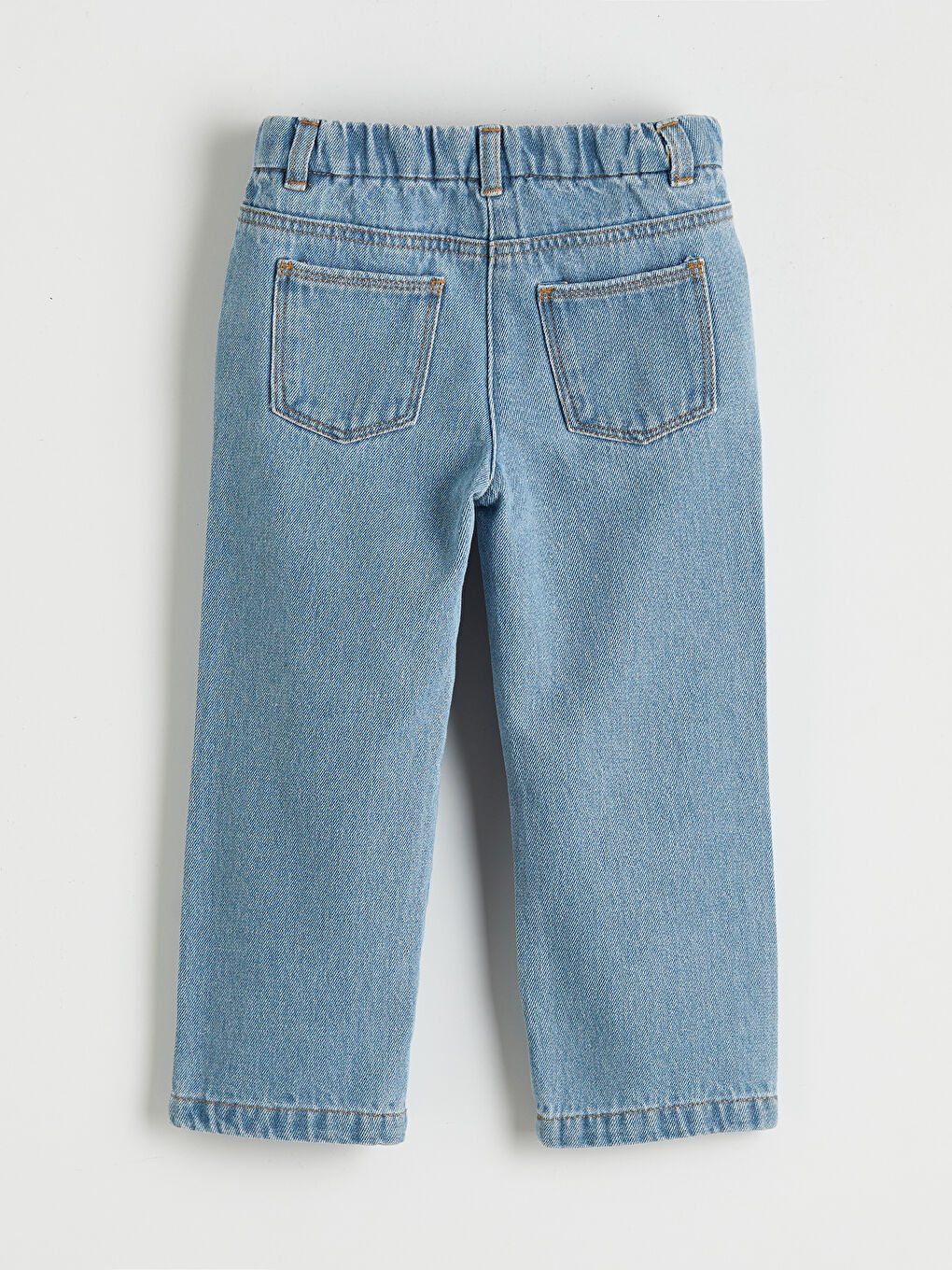 Regular Fit Stone Detailed Girls' Jeans-1