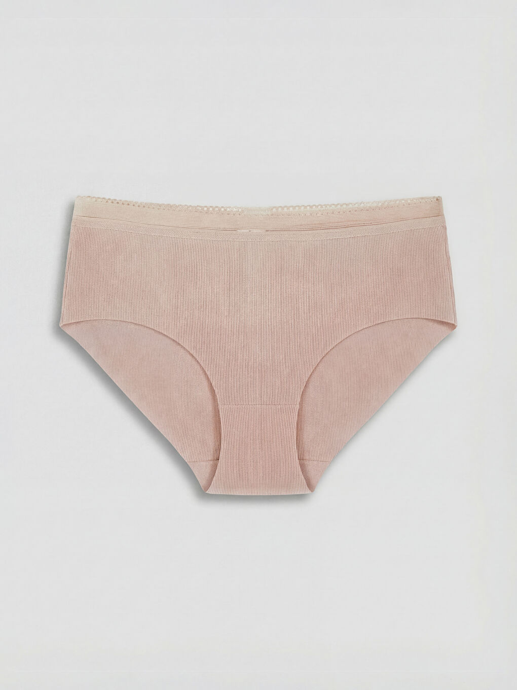 Kahverengi Lazer Kesim Bikini Külot 2'li-2