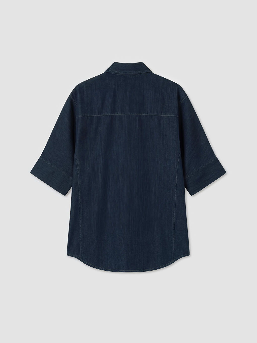 İndigo Kadın Jean Gömlek-1
