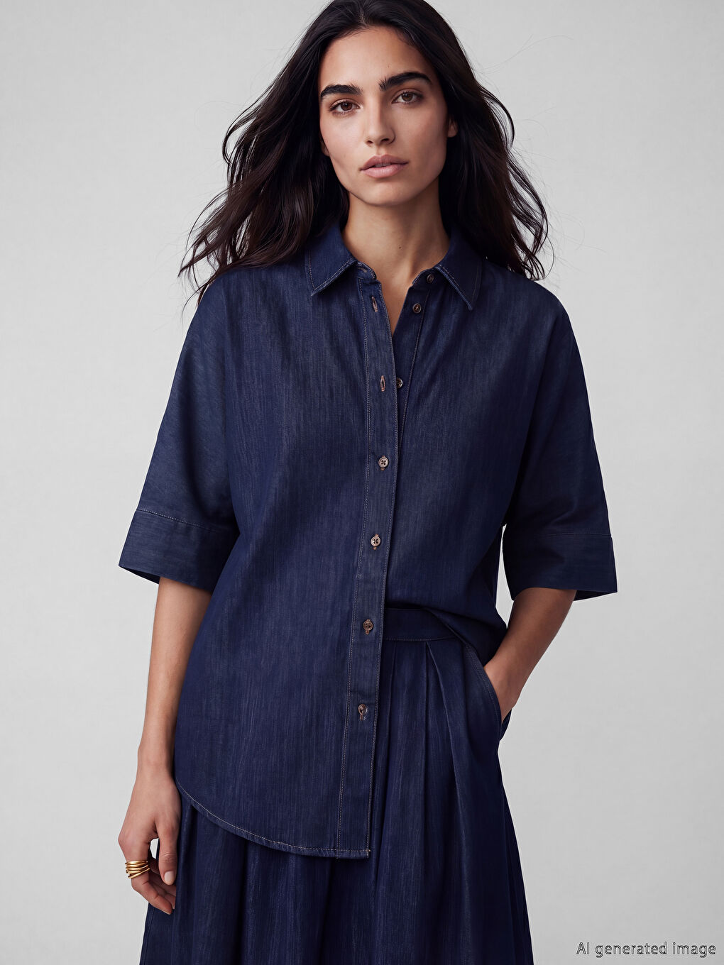 Women's Denim Shirt