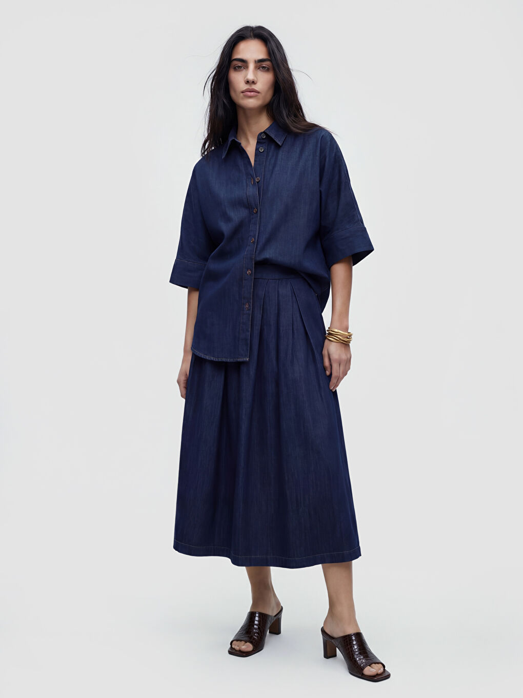 Women's Denim Shirt-2